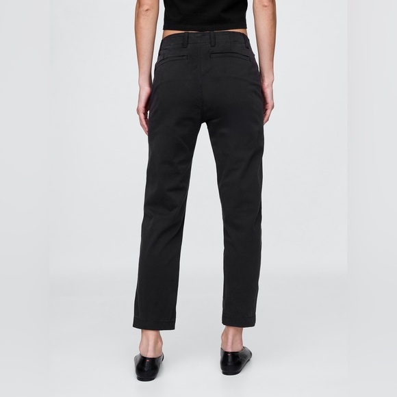 GAP Mid Rise Downtown Khakis Black Size 8 NWT Brand New - Picture 2 of 14
